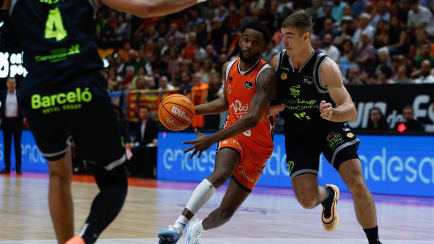 El Valencia BC arrolla al Gran Canaria y pone a tiro la semifinal