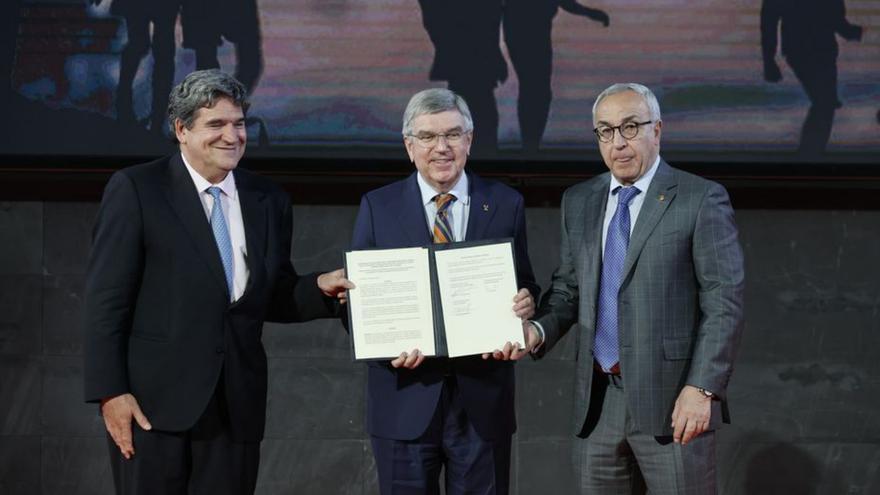 El president del COI, Thomas Bach, a Madrid