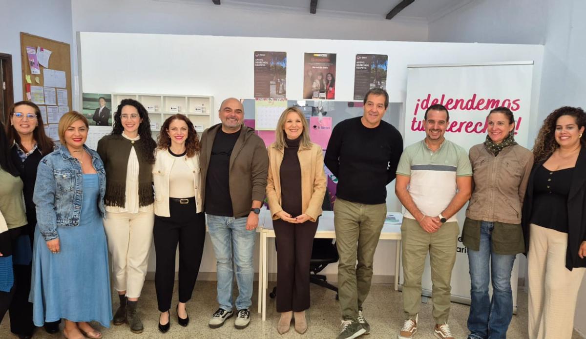 Personal de In Género en su sede en Telde, Gran Canaria