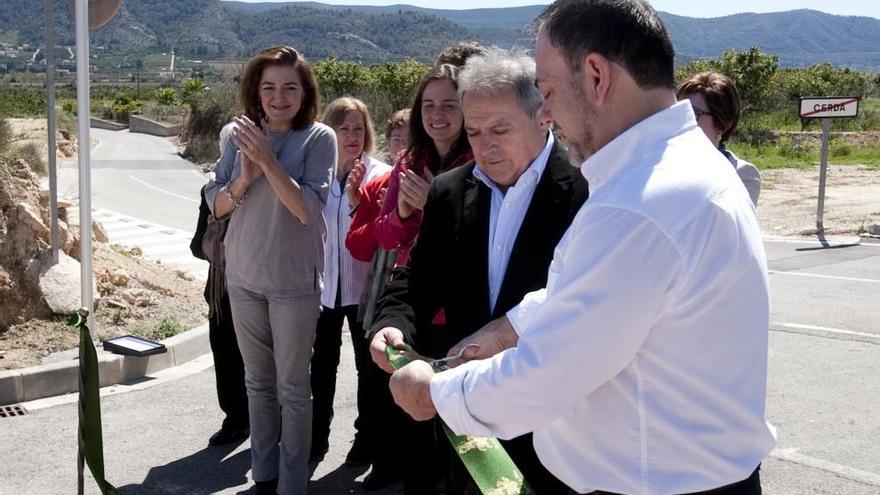 Rus, en la inauguración de la calle y el pabellón con su nombre.