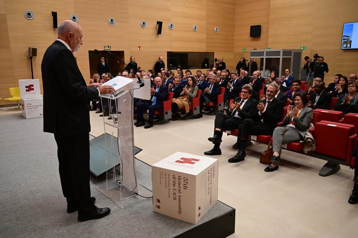 Sánchez-Minguet, en un momento de su intervención.