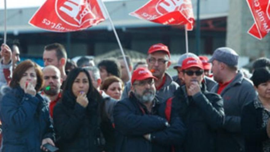 Protestas en la planta de Coca-Cola en Palma