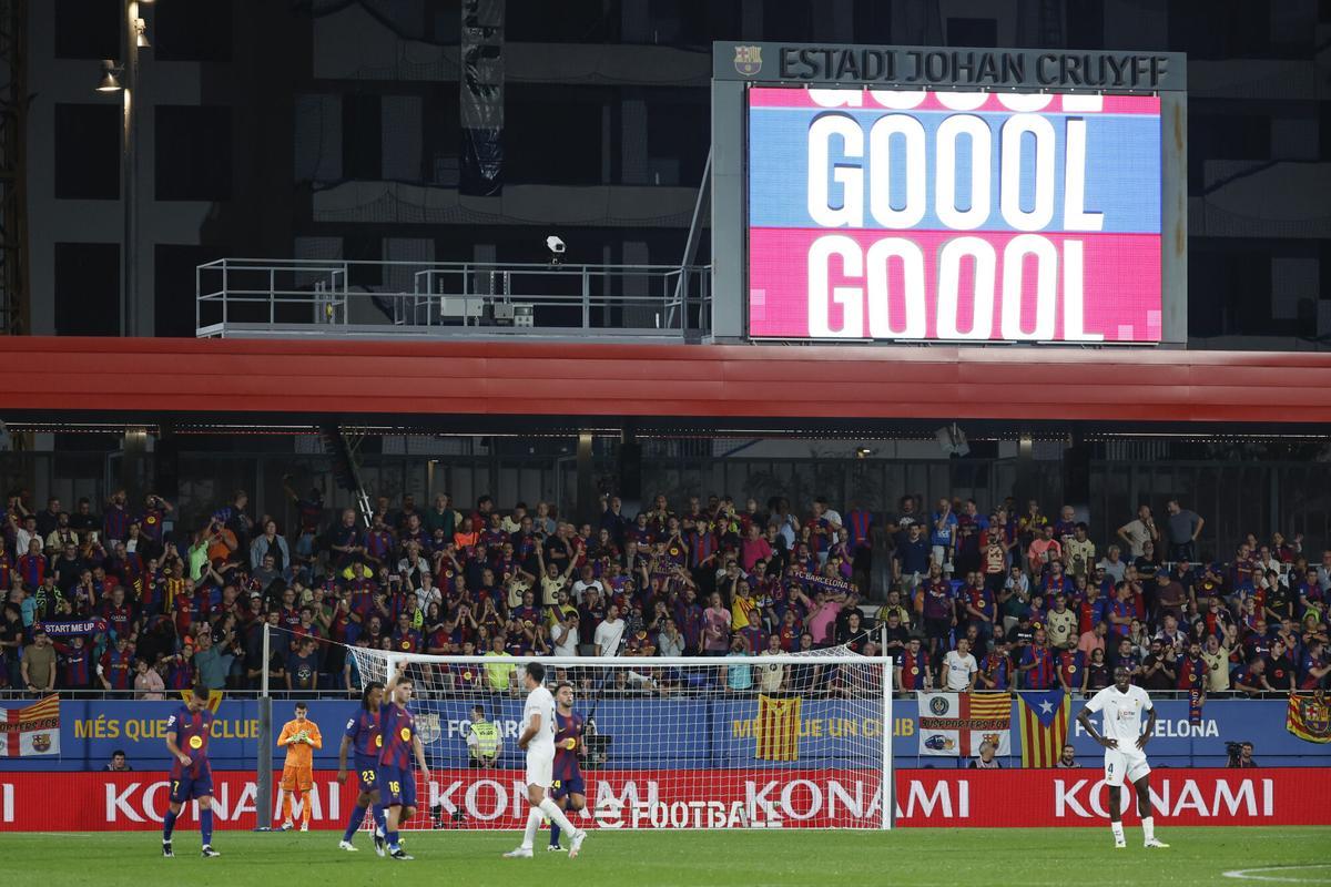 El partido entre el Barça y el Valencia también se disputó en el Johan
