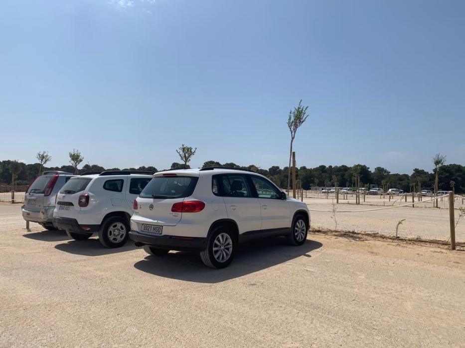 Es Trenc Mallorca Parkplatz