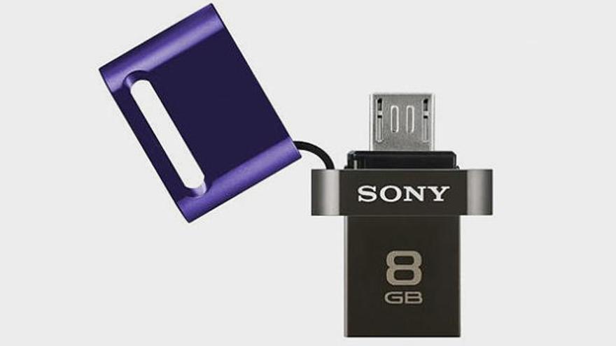 Memoria USB de Sony.