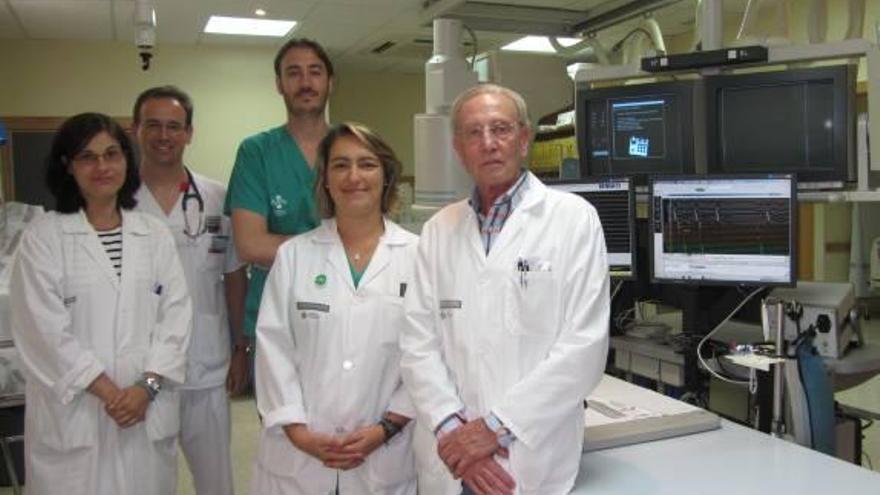 Equipo de cardiología del Hospital de Elche