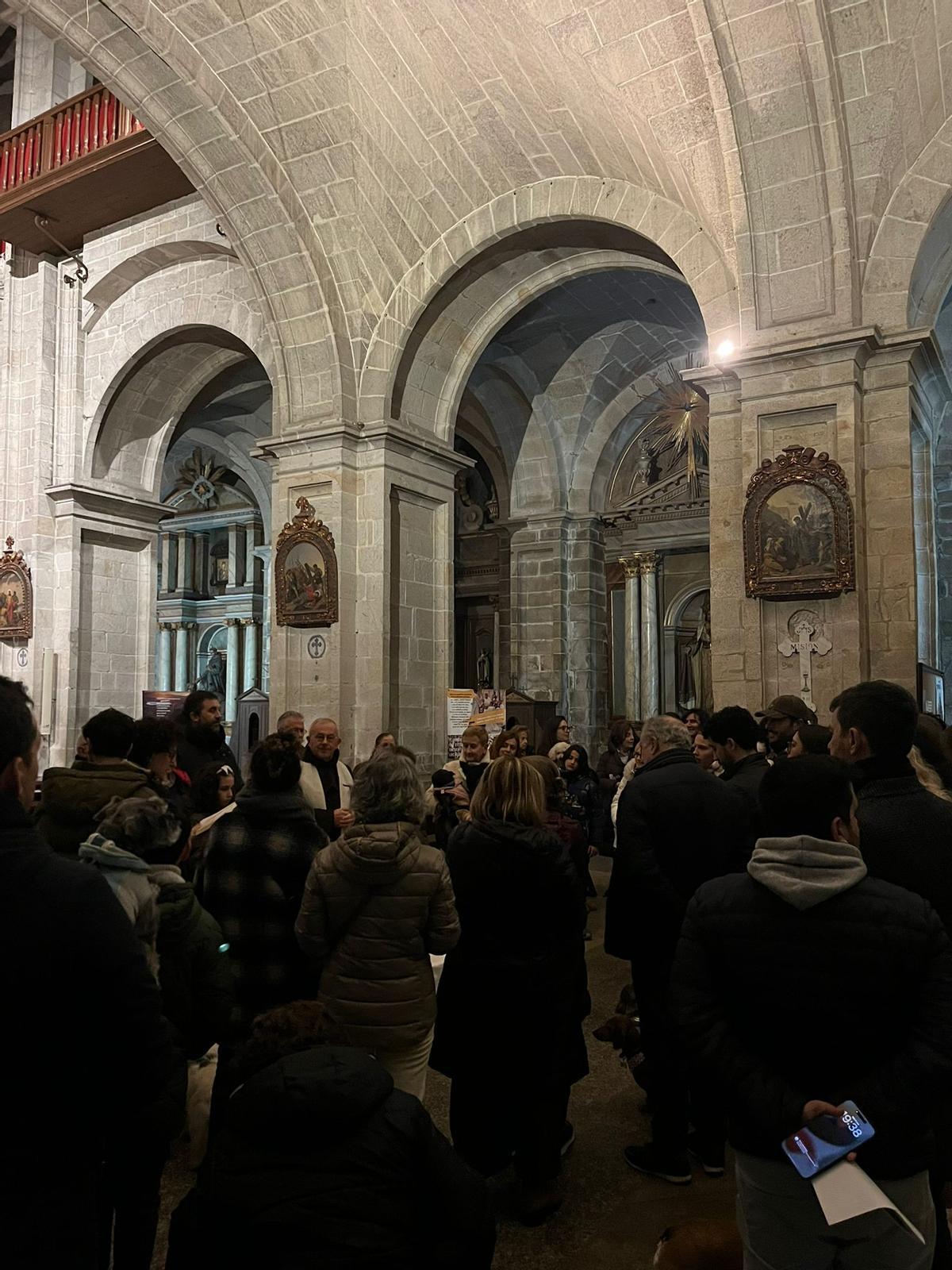 Bendición de animales por San Antón en Santiago