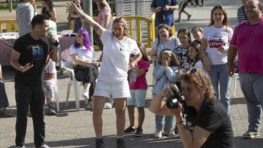 Jornada inclusiva a través del trabajo corporal en la Glorieta de Sagunt