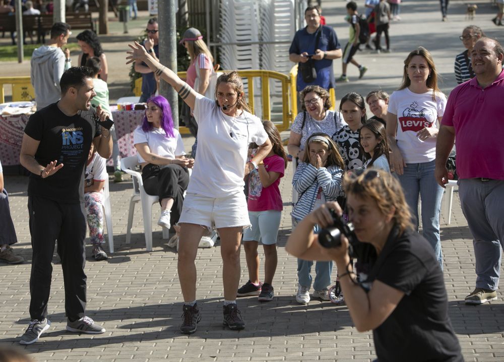 Jornada de inclusiva a través del trabajo corporal en la Glorieta de Sagunt