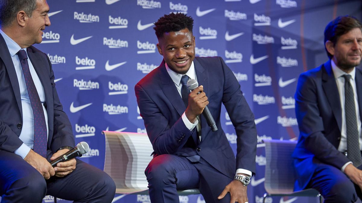 Ansu Fati: "Hubo ofertas pero mi primera opción siempre fue el Barça"