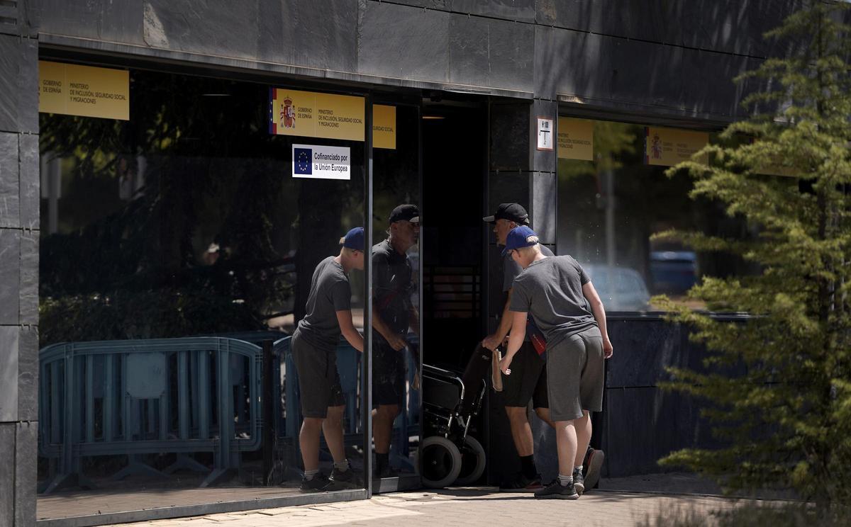 Centro de acogida de refugiados en Pozuelo de Alarcón.