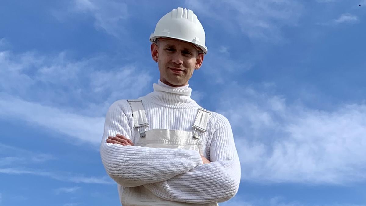 El artista especializado en urbanismo Erik Harley.