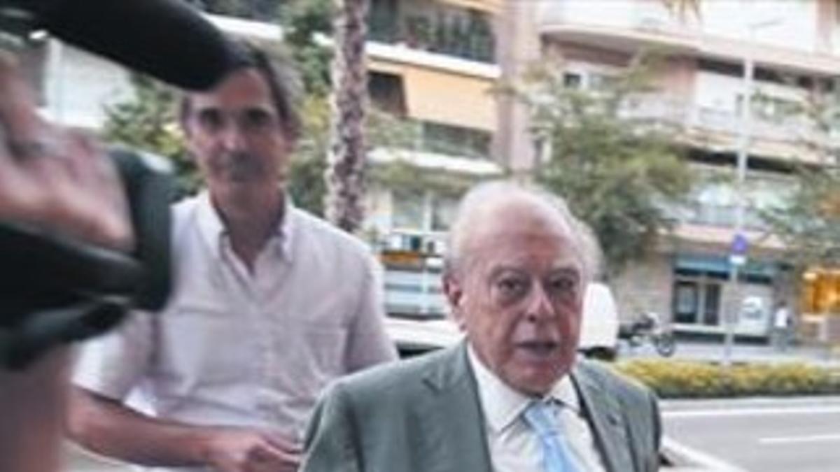 Jordi Pujol, entrando en su casa de Barcelona el pasado 1 de septiembre.