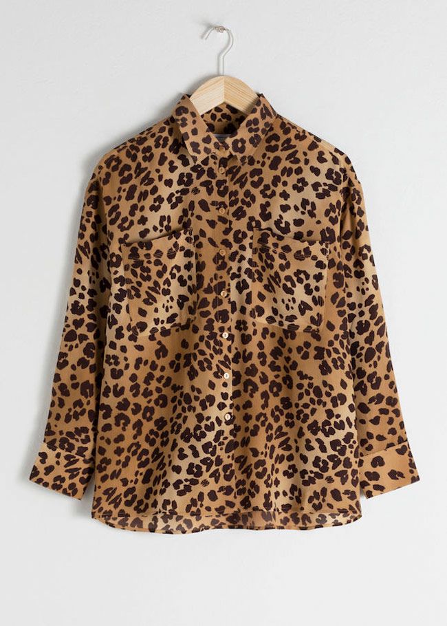 Blusa con estampado de leopardo, de &amp; Other Stories