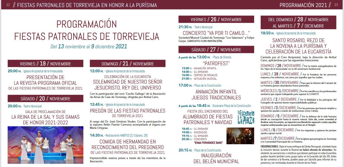 programa de fiestas