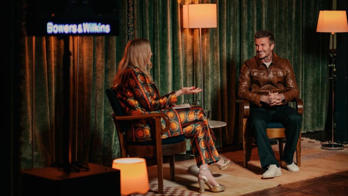 Lauren Laverne entrevistó a David Beckham acera su conexión con la música