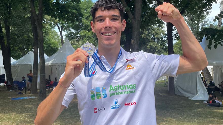 Alex Graneri se cuelga el bronce en el Campeonato de Europa de piragüismo