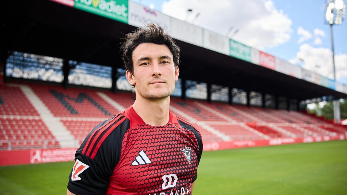 Juan Gutiérrez, próximo fichaje del Córdoba CF, en su etapa como jugador del Mirandés.