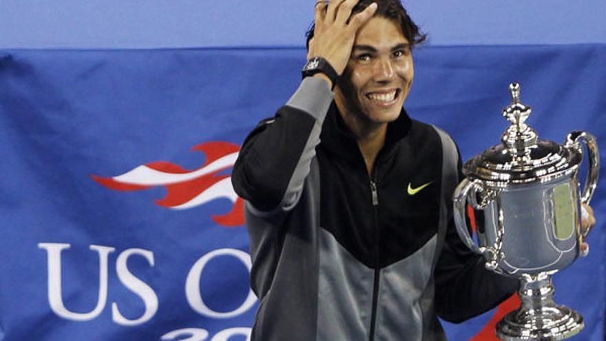 Rafa Nadal se mostró exultante tras conquistar la victoria en el US Open y completar así el &#039;Grand Slam&#039;.