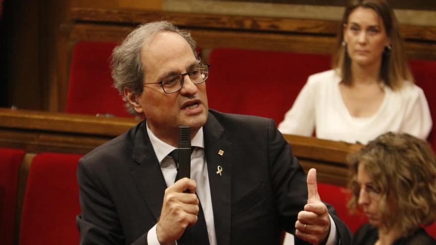 Torra promet eleccions quan s&#039;encarrili la sortida de la crisi