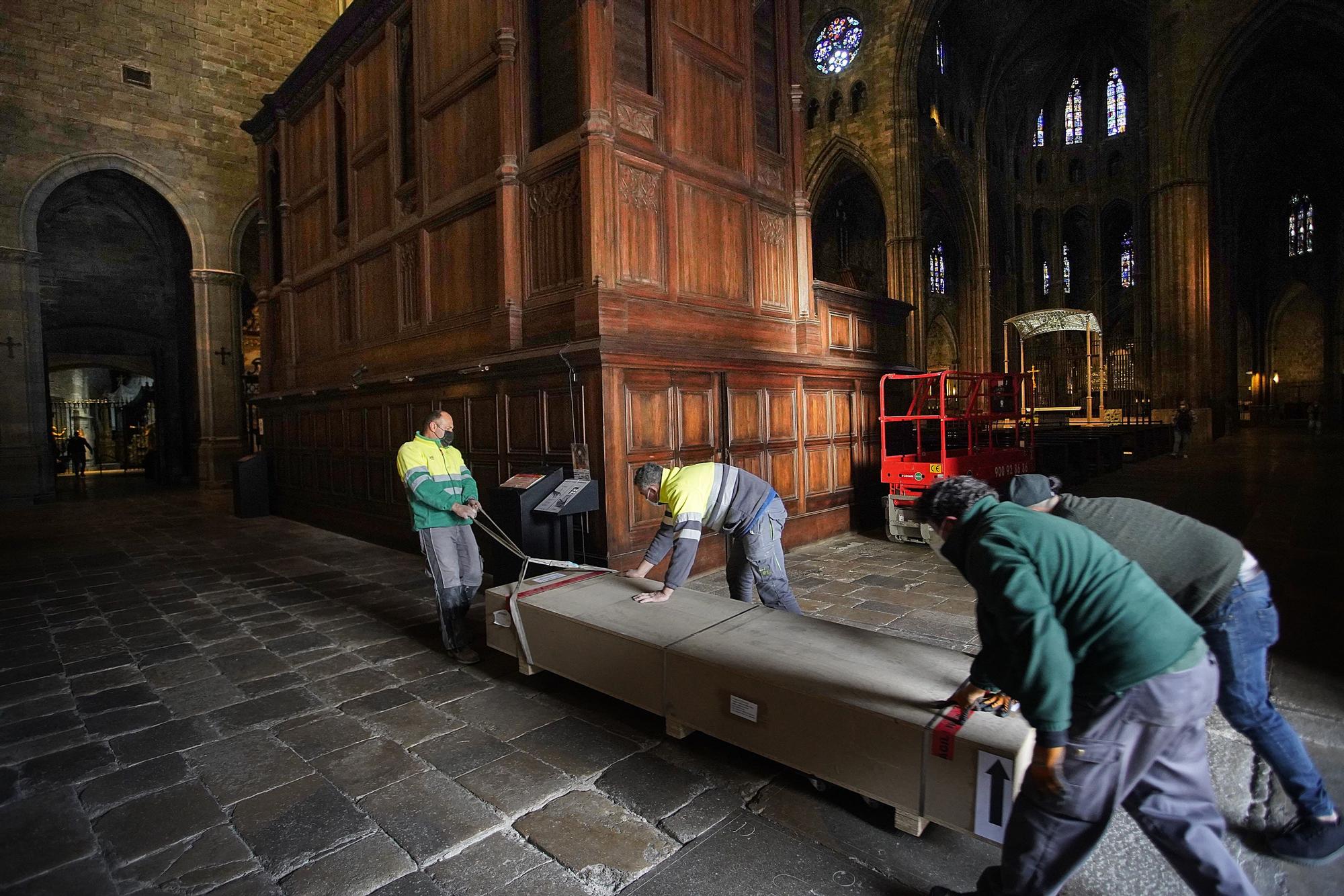 Fil a l’agulla per acabar l’orgue de la Catedral setanta-nou anys després