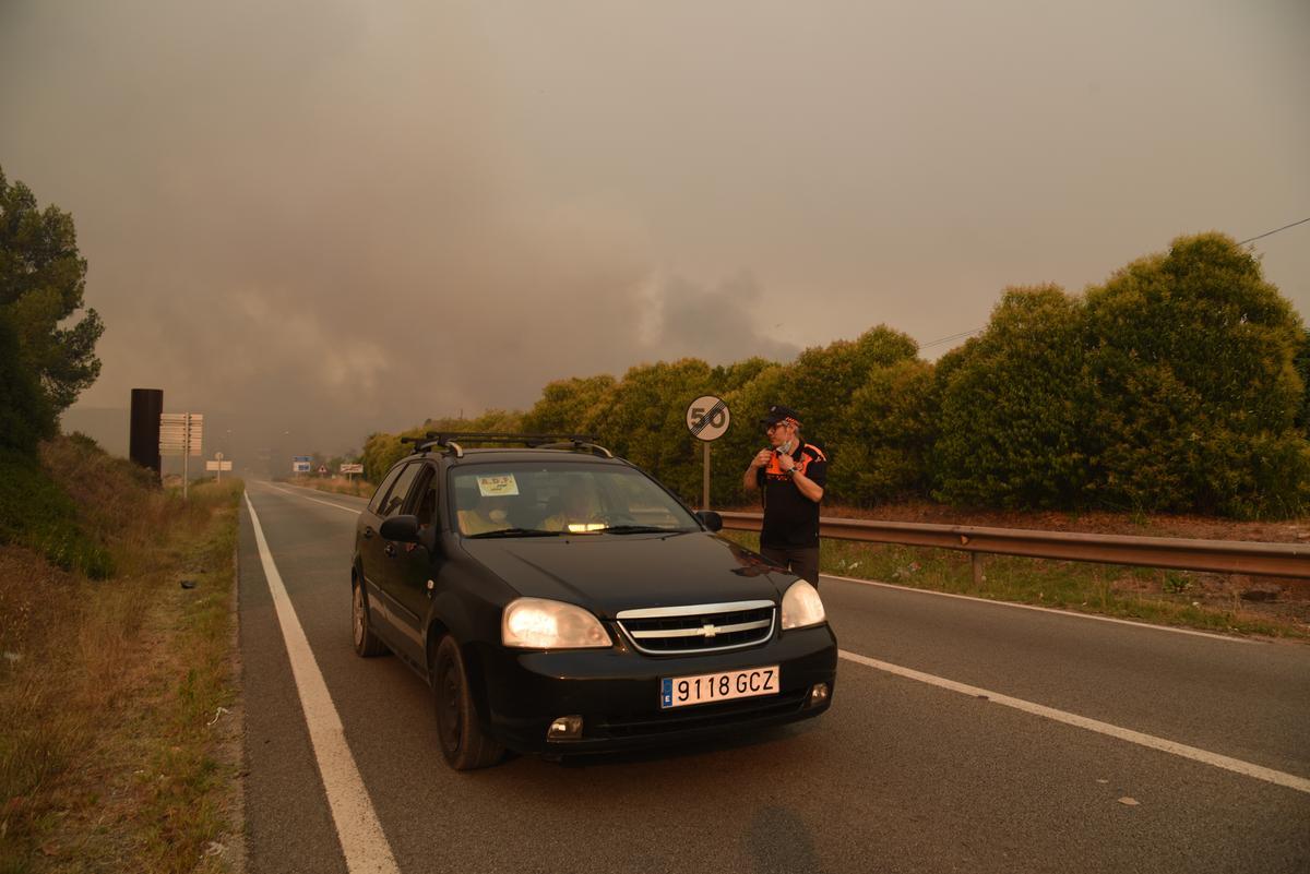 Incendio en El Pont de VIlomara