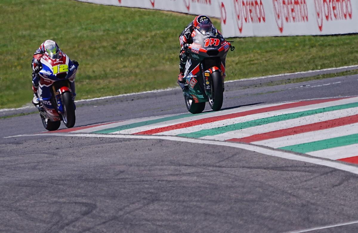 La carrera en el circuito de Mugello de MotoGP.