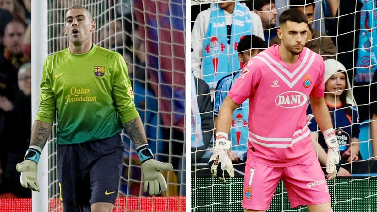 Los porteros Víctor Valdés y Joan García