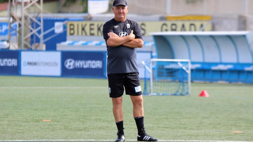 Manix Mandiola, en el entrenamiento de esta mañana en Son Malferit.