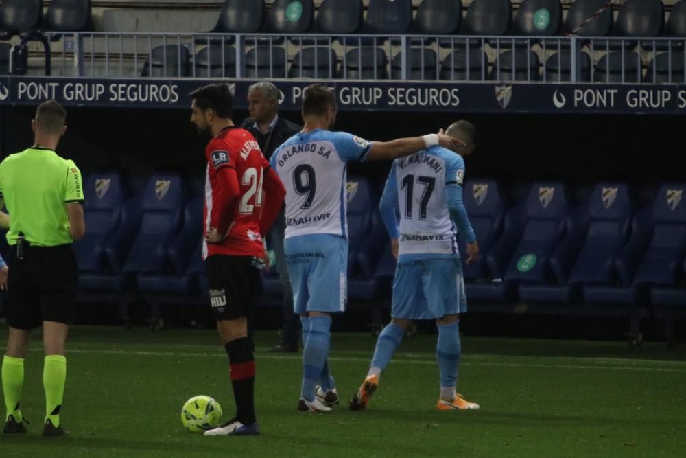 Partido de la Liga SmartBank: Málaga CF - Logroñés.