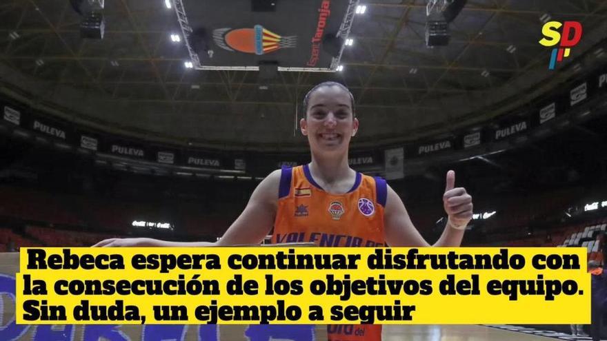 Rebeca Cotano hace historia con el Valencia Basket