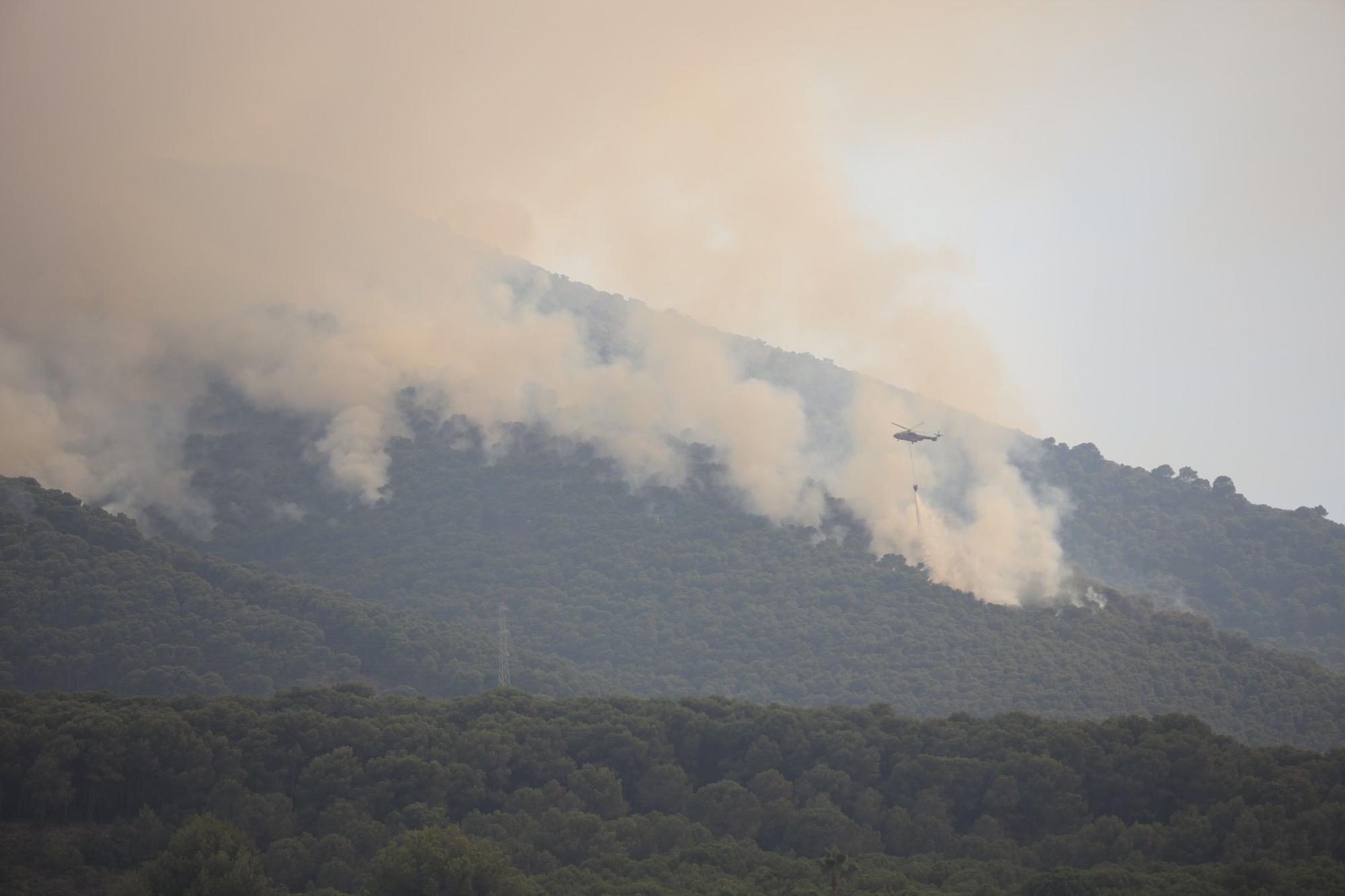 Declarado un incendio en la Sierra de Mijas