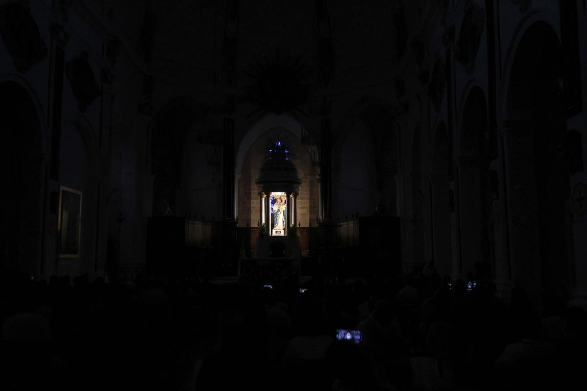 Todas las imágenes de la inauguración de la nueva iluminación de la Catedral de Ibiza
