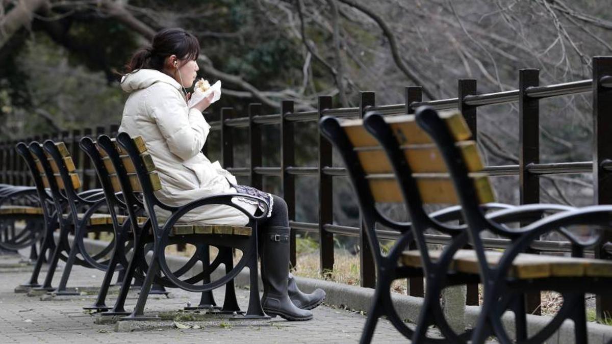 Una mujer japonesa en Tokio.