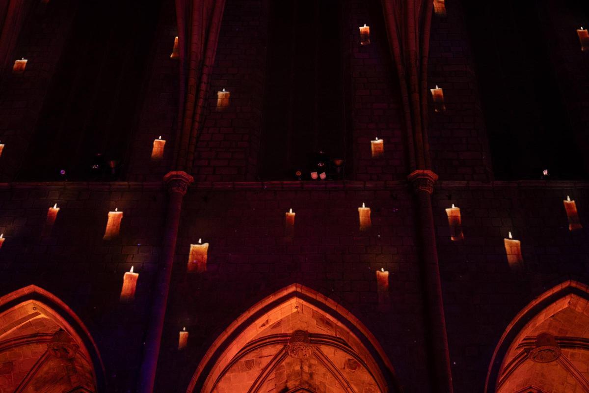 ‘LUMINISCENCE’, un espectáculo inmersivo de luz y música en Santa Maria del Pi