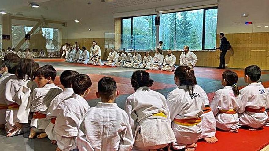 Imatge d&#039;una de les sessions que es van fer al Centre de Tecnificació de Judo del Bages i Moianès