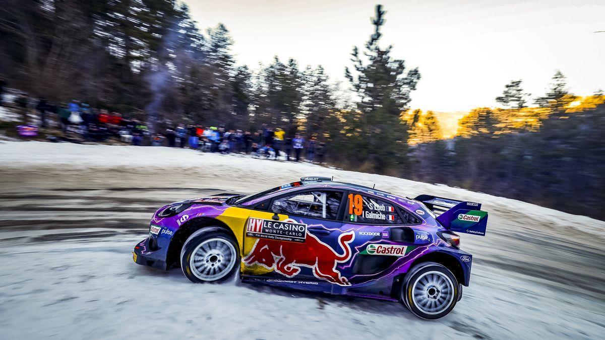 Sébastien Loeb durante el Rally de Montecarlo.