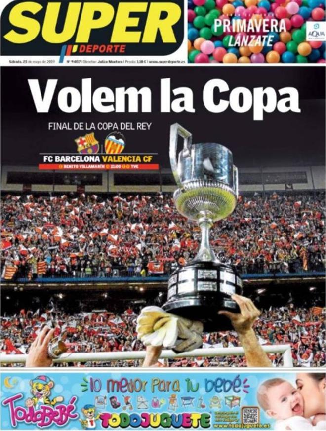 Las portadas de la prensa deportiva el 25 de mayo de 2019