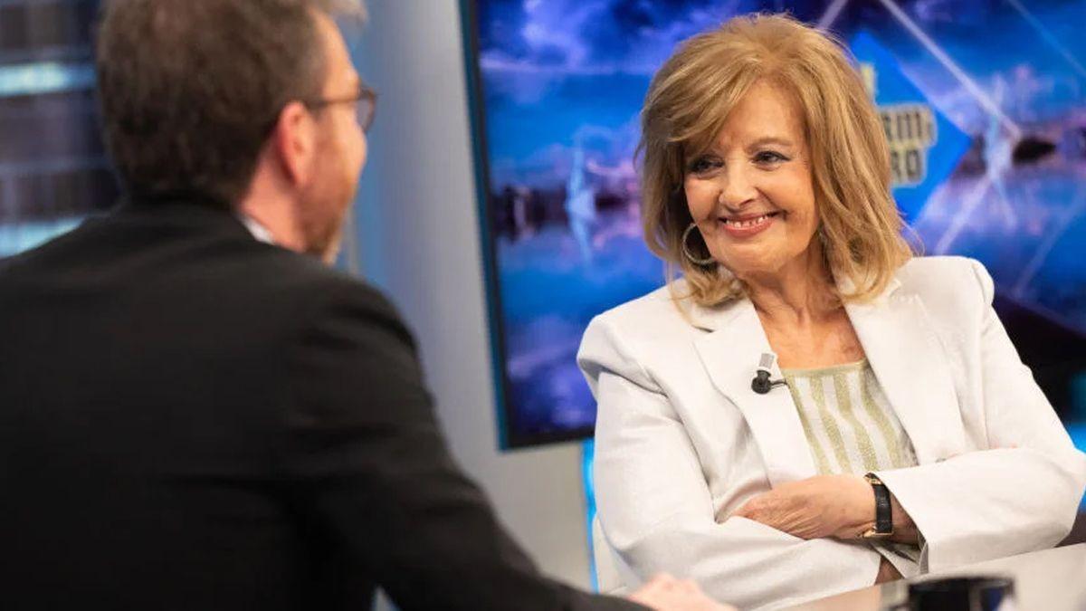 La presentadora, María Teresa Campos.