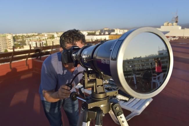 Observación del eclipse con "los cazadores de ...