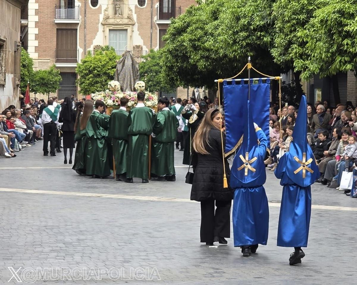 Las mejores imágenes de la Procesión del Ángel de Murcia 2026