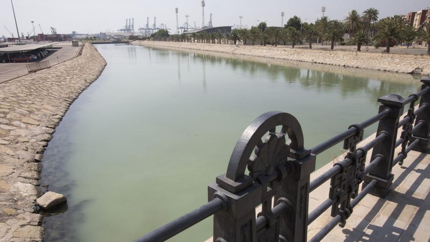 El Parque de Desembocadura acabará con los taludes de hormigón al final del viejo cauce del Turia