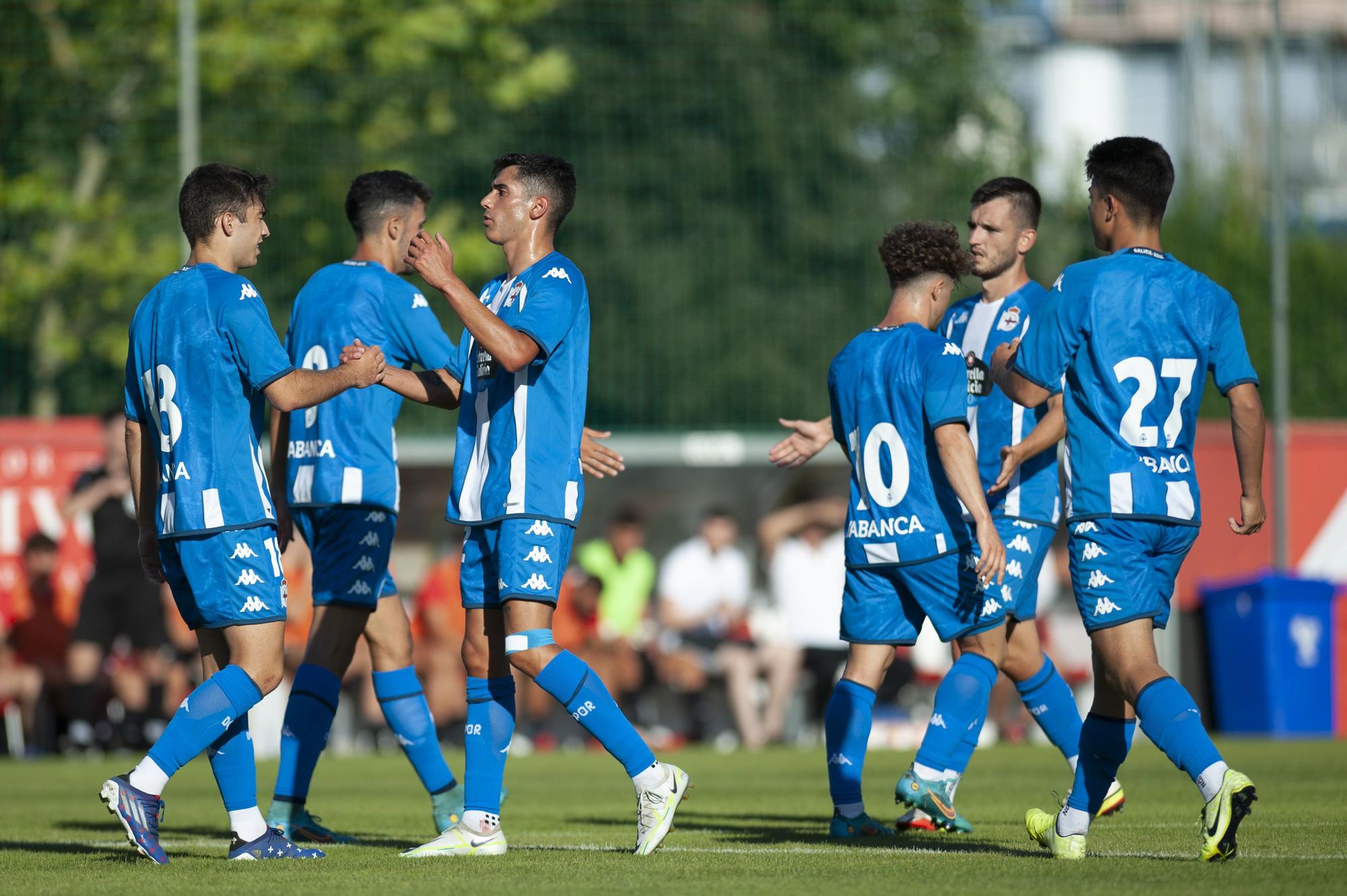 Las imágenes del debut del Deportivo en pretemporada, ante el Atlético Arteixo.