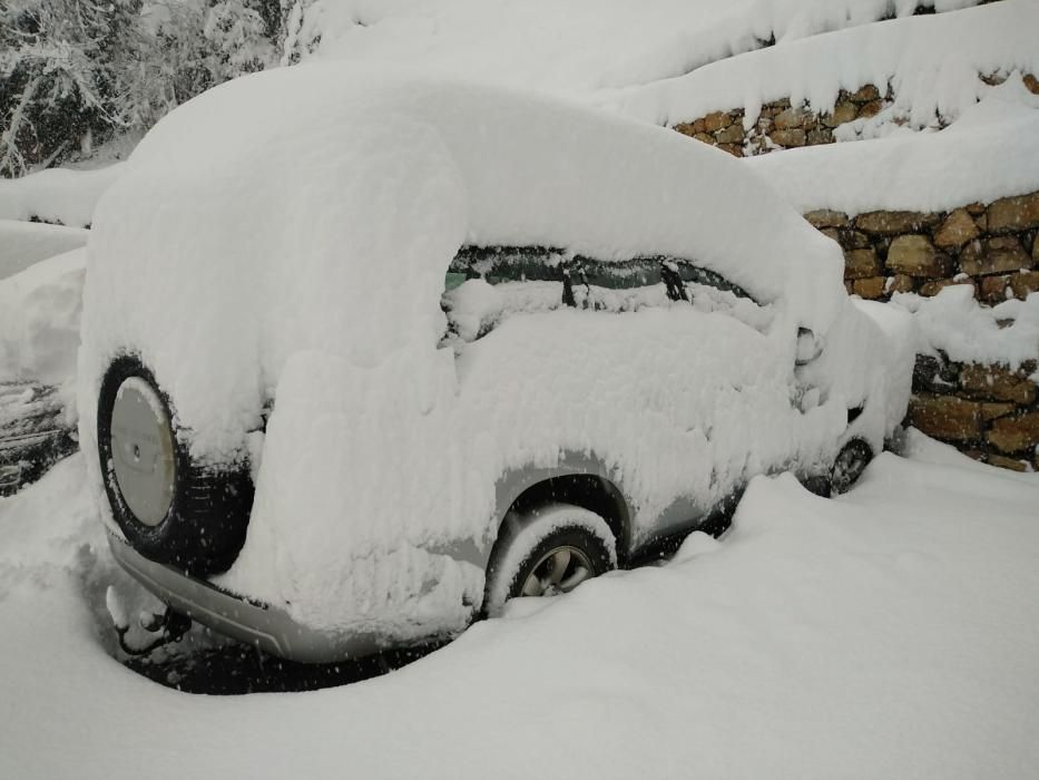 Así ha quedado Somiedo tras la gran nevada