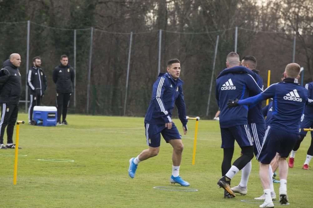 El primer día de Lunin y Luismi en El Requexón