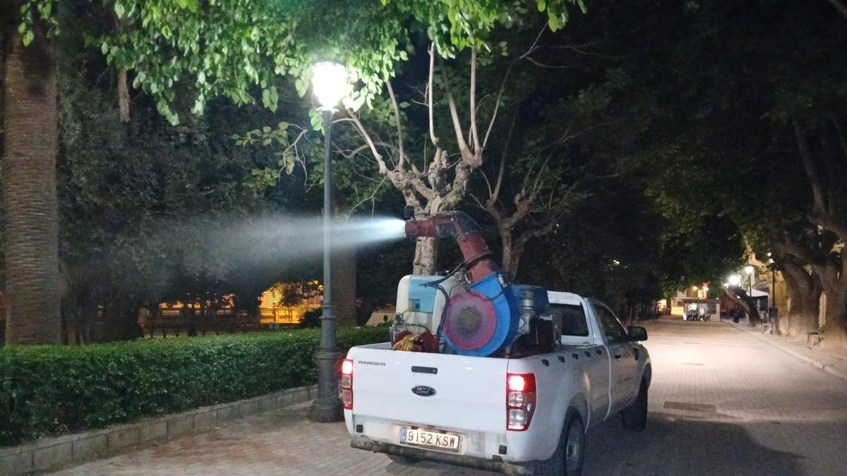 Tratamiento contra rantellas y mosquitos.