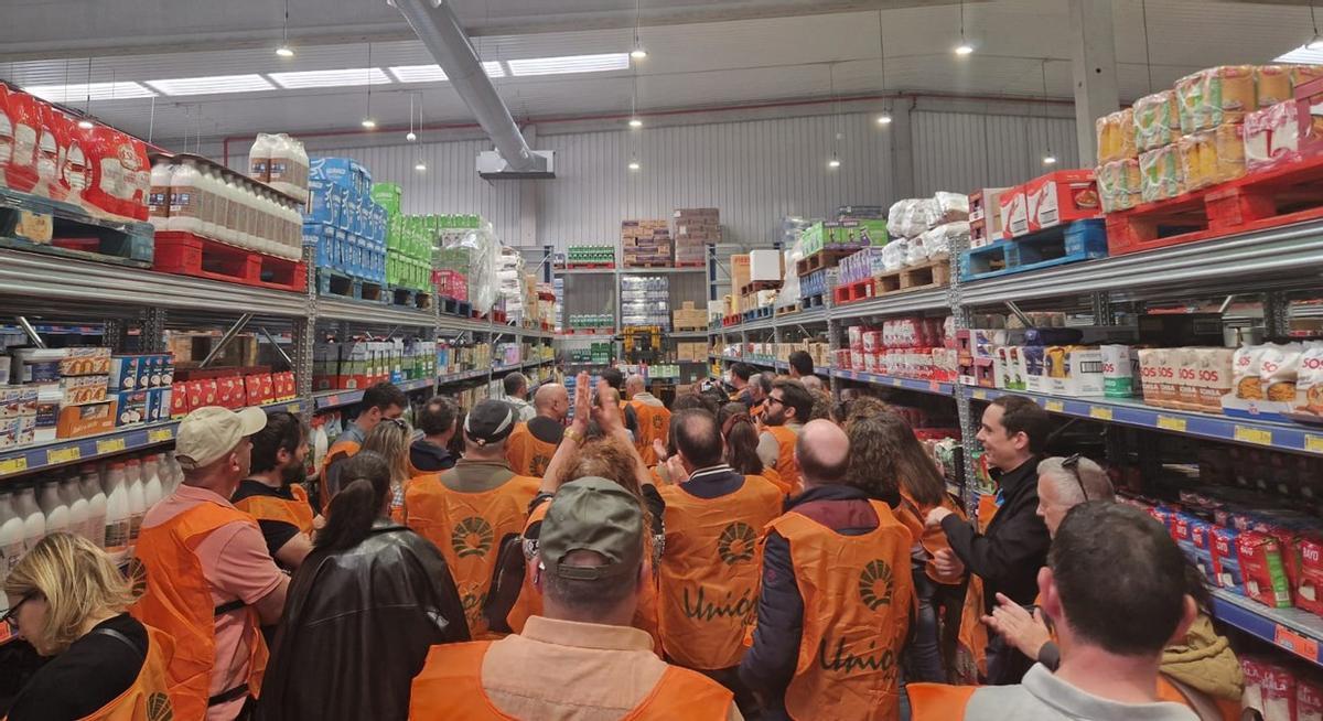 Acción de protesta de UUAA