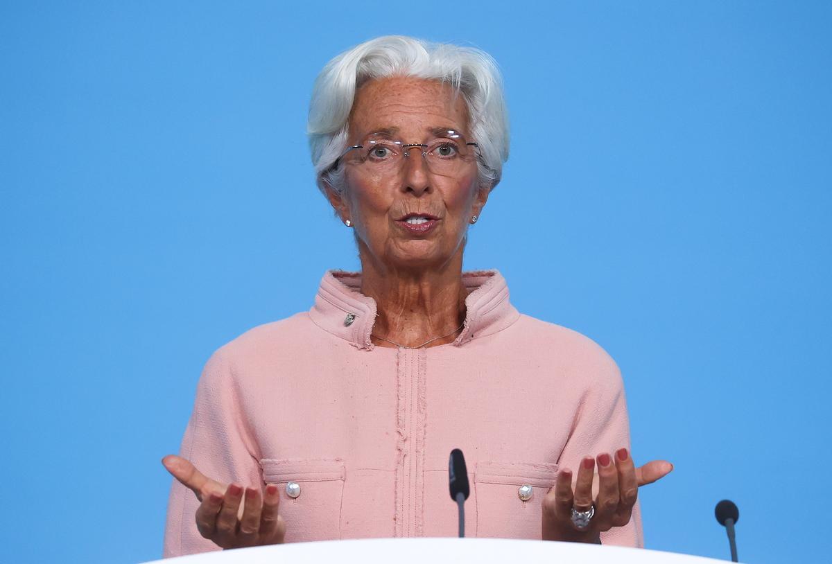 La presidenta del BCE, Christine Lagarde La presidenta del BCE, Christine Lagarde