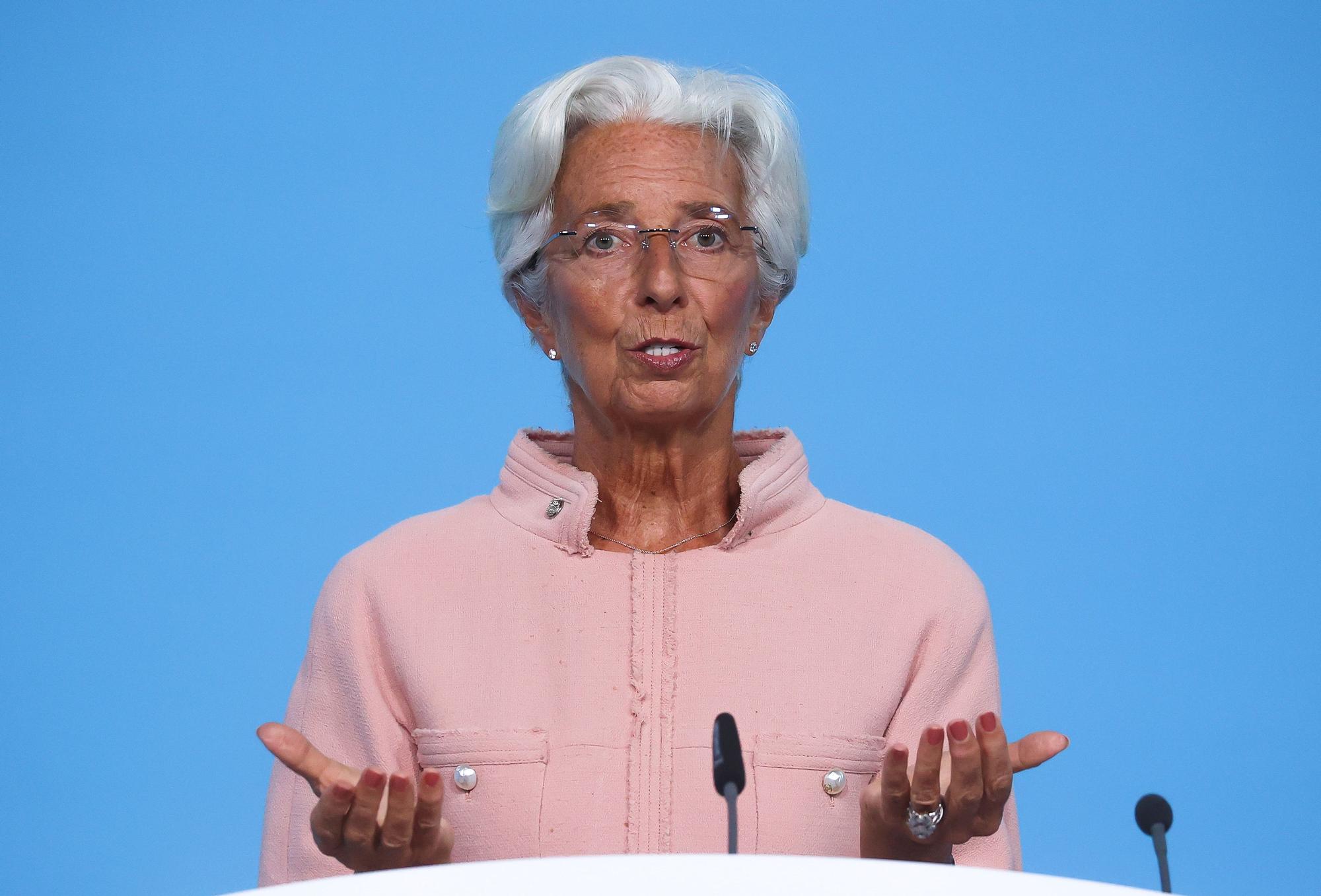 La presidenta del BCE, Christine Lagarde