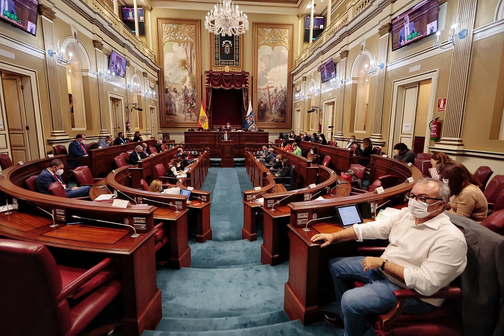 Pleno del Parlamento de Canarias (21/12/2021) y aprobación de los presupuestos autonómicos